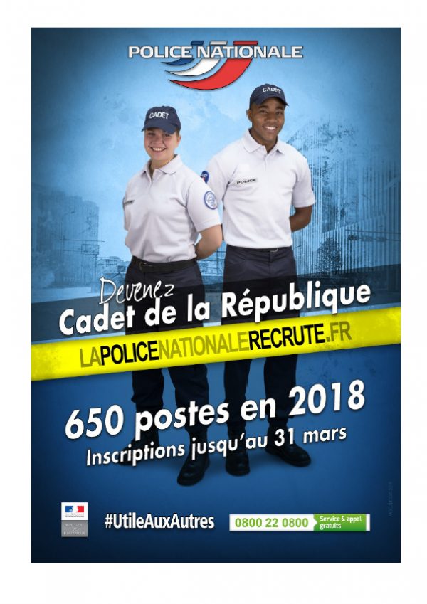 La Police Nationale recrute des Cadets de la République Site officiel