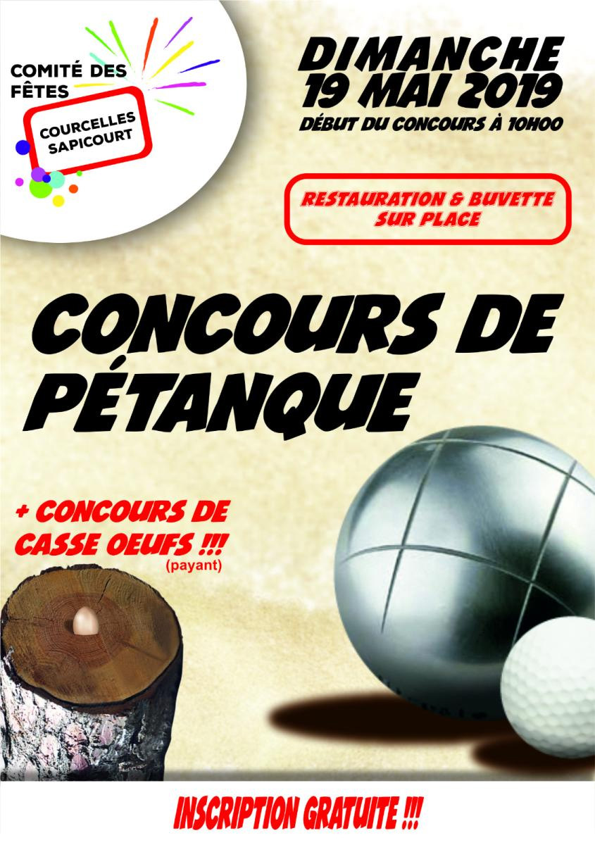 Troisieme Edition Du Concours De Petanque Le 19 Mai Site Officiel De La Commune